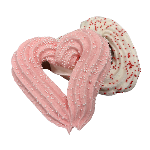 Afbeelding van 2 meringue harten