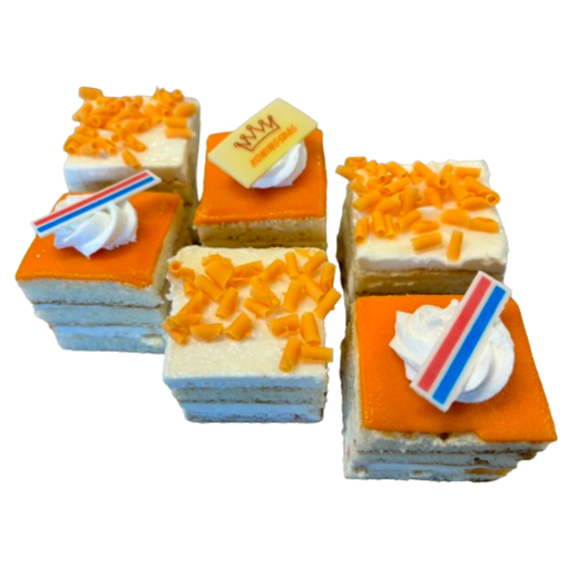 Afbeelding van 6 oranje petit fours (4+2 GRATIS)