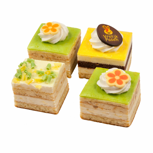 Afbeelding van 4 Paas petit fours (3+1 gratis)
