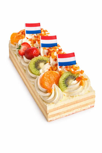 Afbeelding van Slagroomschnitt Koningsdag